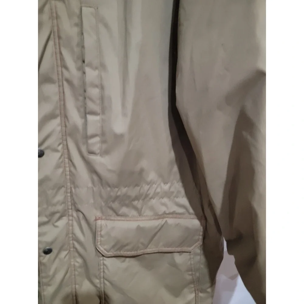 Fieldmaster Mens Khaki Jacket‎ Zip and Button Heavy Size 2XL?? Vintage
